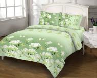 Комплект постельного белья полуторный 7263 GOLD USA зеленый Zastelli