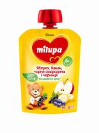 Пюре Milupa Яблуко, банан, чорна смородина і чорниця 80 г