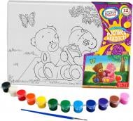 Роспись на холсте Danko Toys 21х31 с.4 (12) Мишки на природе РХ-04-02 Роспись на холсте Danko Toys 21х31 с.4 (12) Мишки на природе РХ-04-02