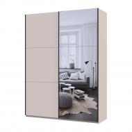Шафа-купе G-Caiser Doros ДСПдзеркало 1,8 м 1800x600x2400 мм кашемір двері ДСП/дзеркало