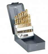 Набор сверл по металлу Proline 1-10 мм шаг 0.5 мм с титановым покрытием 19 шт. 77990