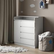 Комод сповивальний Sofia Style з відкидним пеленатором 970x450x900 мм білий КПР2-01