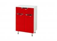 Комод напольный Сансервіс на ножках Laura-50 красный