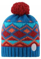 Шапочка детская унисекс Reima Lumes р.52 темно-голубой 538101-7901