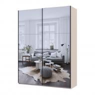 Шафа-купе G-Caiser Doros ДСП 1,8 м 1800x600x2400 мм кашемір двері дзеркало