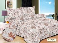 Комплект постельного белья двуспальный Y 17151 коричневый Zastelli