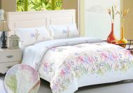 Комплект постельного белья двуспальный Y 17078 белый Zastelli