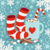 Картина за номерами Нумо зимувати SBS0005 40x40 см Brushme Картина за номерами Нумо зимувати SBS0005 40x40 см Brushme