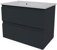 Тумба подвесная Сансервіс Дана-80 антрацит мат. (Элит-80G)