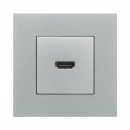 Розетка HDMI Efapel Quadro IP20 алюминий 4643612 SAL