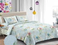 Комплект постільної білизни двоспальний Butterfly блакитний Zastelli