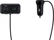 FM-трансмітер BASEUS Baseus T-Typed S-16 wireless MP3 car charger Black (CCTM-E01) 749302 FM-трансмітер BASEUS Baseus T-Typed S-16 wireless MP3 car charger Black (CCTM-E01) 749302
