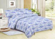 Комплект постельного белья семейный xtl11104 синий Zastelli