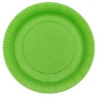 Тарелка бумажная Silken 18 см зеленая 10 шт.