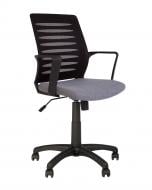 Кресло Nowy Styl WEBSTAR GTP BLACK TILT PL62 (CH) TK/01 ZT-24 серый