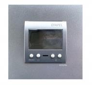 Терморегулятор одноклавишный Efapel Quadro без подсветки алюминий 4623212 SAL