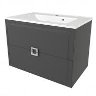 Тумба подвесная Сансервіс Женева 80 серый мат. Элит-80