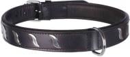 Нашийник Trixie для собак шкіряний Active з кнопками L-XL 57-66 cм / 30 мм чорний