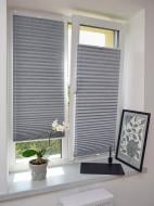 Штора-плісе Rollotex тканина MELANGE TERMO 73х155 см світло-сіра