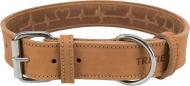 Ошейник Trixie для собак кожаный Rustic L-XL 55-65 см/40 мм коричневый