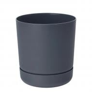 Горшок для цветов "Сатина-17" круглый RAL7016 антрацит 3,3 л Form Plastic