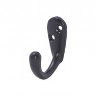 Крючок мебельный  Larvij LK0101BL черный