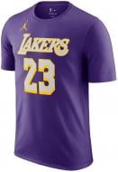 Футболка Nike LAL M NK ES STMT NN TEE HV6272-504 р.XL фиолетовый
