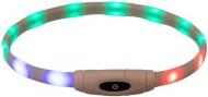 Ошейник Trixie светящийся Flash Light Ring USB силикон XS-XL: 65 см/16 мм разноцветный