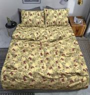 Комплект постельного белья евро 105 POST CARD коричневый Zastelli