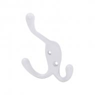 Крючок мебельный  Larvij LK0301WH белый