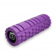 Валик массажный EasyFit Solid Grid Roller Mini 30 см фиолетовый