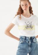 Футболка Mavi SKATEBOARD PRINTED TOP 168478-620 р.L белый