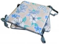 Подушка на стул Симфони цветы 40x40 см Прованс