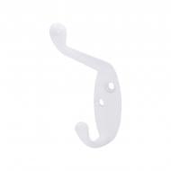 Крючок мебельный  Larvij LK0401WH белый