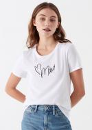 Футболка Mavi MAVI PRINTED TOP 168494-620 р.S белый