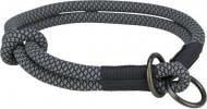 Ошейник Trixie удавка для собак Soft Rope L-XL: 55 см / 13 мм черно-серый