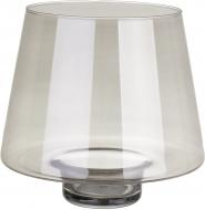 Ваза стеклянная Wrzesniak Glassworks Модерн 17,7х18,8 см 17,7 см серая 15-2887