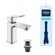 Змішувач для умивальника Grohe QuickFix Dice S-Size 1018570000 з донним клапаном