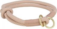 Ошейник Trixie удавка для собак Soft Rope XS-S: 30 см / 6 мм розовый/светло-розовый