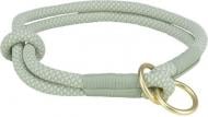 Ошейник Trixie удавка для собак Soft Rope XS-S: 30 см / 6 мм шалфей/мятный