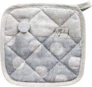 Прихватка Allure Горох 20x20 см серый Прованс Прихватка Allure Горох 20x20 см серый Прованс