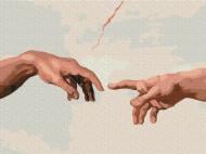 Картина по номерам Создание Адама RBS29287 30x40 см Brushme