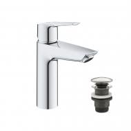 Смеситель для умывальника Grohe QuickFix Start M-Size 23746002 с донным клапаном
