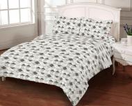 Комплект постельного белья двуспальный 4705 GOLD USA белый Zastelli