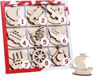 Набор для декорирования Лодочки на подставке WOODSET004-base Забава