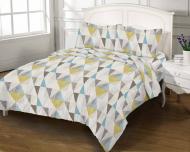 Комплект постільної білизни полуторний 5410 GOLD USA білий Zastelli