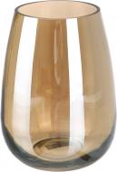 Ваза стеклянная Luster 20х15 см 20 см топазовая 17-10270A