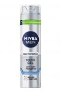 Гель для бритья Nivea MEN Серебряная защита с ионами серебра 200 мл