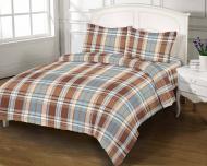 Комплект постельного белья двуспальный 7544 GOLD USA коричневый Zastelli