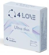 Презервативи 4LOVE Ultra thin 4 шт.